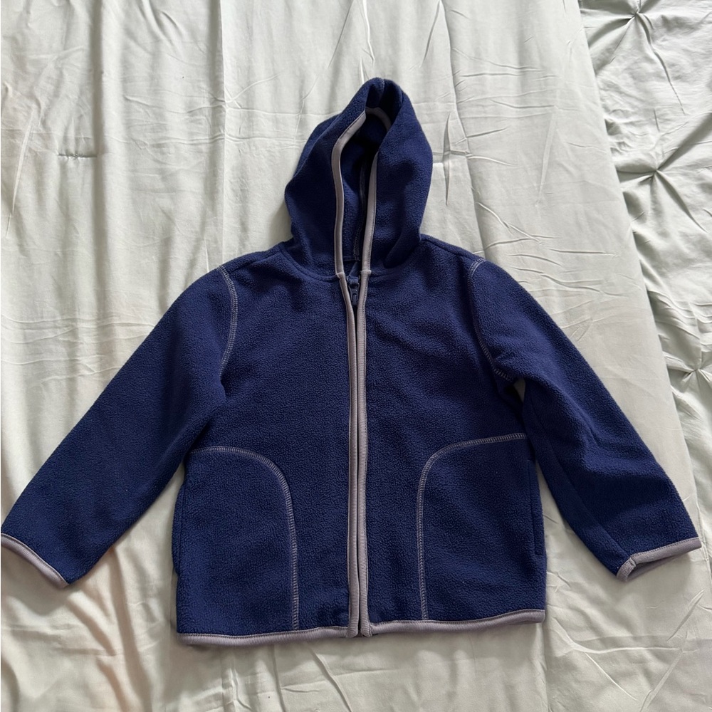 Old Navy Navy Blue Kids Fleece Hoodie 3T